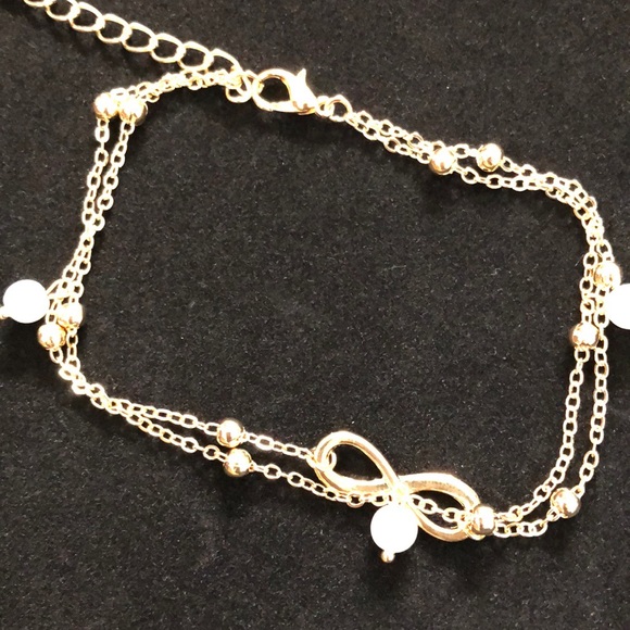 3 Gold Ankle Bracelets - NWOT - Picture 7 of 7